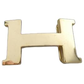 Hermès-vintage Hermès belt buckle with box and dustbag-Gold hardware
