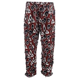 Calças cropped com cordão Chloé em viscose bordô Vermelho Bordeaux