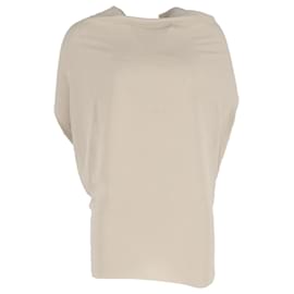 Lanvin Rundhalsbluse aus beigem Polyester Beige