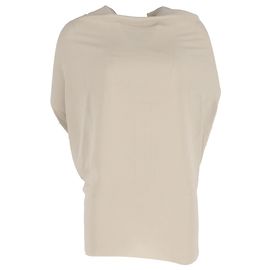 Blouse à col rond Lanvin en polyester beige Beige