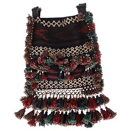 Bolso tote de tapicería Dries Van Noten en algodón multicolor Multicolor