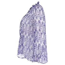 Isabel Marant-Étoile Isabel Marant Printed Blouse in Blue Silk-Other