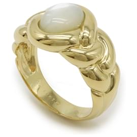Van Cleef & Arpels-Van Cleef & Arpels K18YG Shell Ring-Golden,Metallic