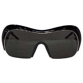 Givenchy Night Bird Mask Sunglasses in Black Acetate Black