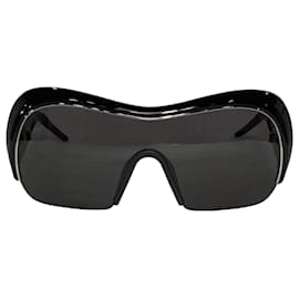 Givenchy- Givenchy Night Bird Mask Sunglasses in Black Acetate-Black