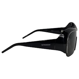 Givenchy- Givenchy Night Bird Mask Sunglasses in Black Acetate-Black
