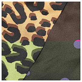 Louis Vuitton-Louis Vuitton Leopard Dot Reversible Scarf-Brown,Pink,Beige