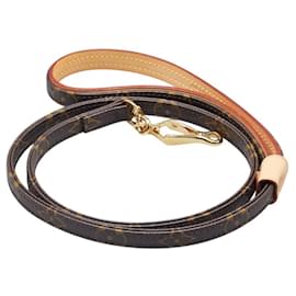 Louis Vuitton-Louis Vuitton Monogram Leash Baxter MM Dog Lead-Brown