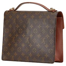 Louis Vuitton-Louis Vuitton Monogram Monceau Handbag-Brown