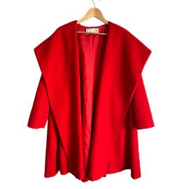 Red cape-style coat by Chloé Red