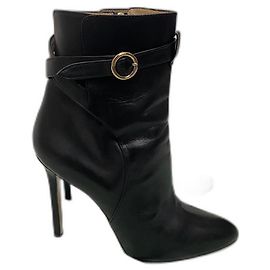 Autre Marque Zuhair ankle boots ebony leather Ebony