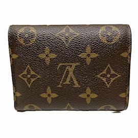 Louis Vuitton-Louis Vuitton Monogram Vivienne Holiday Portefeuille Victorine Wallet-Brown,Pink,Other,Monogram