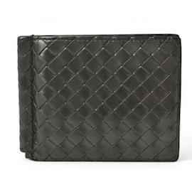 Bottega Veneta-Bottega Veneta Black Leather Money Clip-Black