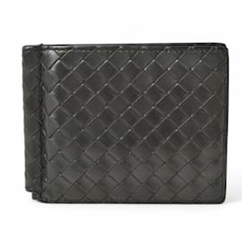 Bottega Veneta-Bottega Veneta Black Leather Money Clip-Black