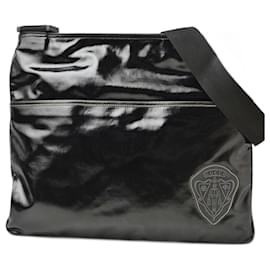 Gucci-Bolsa de Ombro Gucci com Emblema de Brasão-Preto