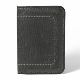 Louis Vuitton-Louis Vuitton Card Case Business Holder-Black,Other