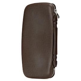 Louis Vuitton-Louis Vuitton Taiga Organizer Atoll Long Wallet-Brown