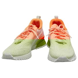 Louis Vuitton-Tênis Louis Vuitton laranja e branco-Branco,Laranja
