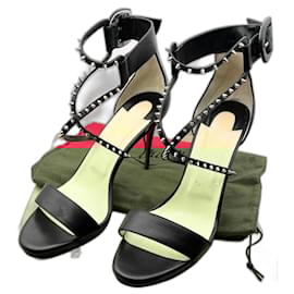 Christian Louboutin-Choca Lux 100 kid black silver-Noir