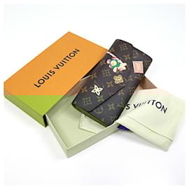 Louis Vuitton-Louis Vuitton Monogram Long Wallet-Red,Monogram