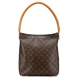 Louis Vuitton-Louis Vuitton Monogram Looping GM Shoulder Bag-Brown