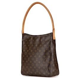 Louis Vuitton-Louis Vuitton Monogram Looping GM Shoulder Bag-Brown