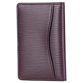 Louis Vuitton-Louis Vuitton Epi Organizer de Poche Pass Case-Purple,Dark purple