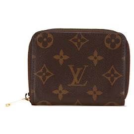 Louis Vuitton-Louis Vuitton Monogram Zippy Coin Purse-Brown