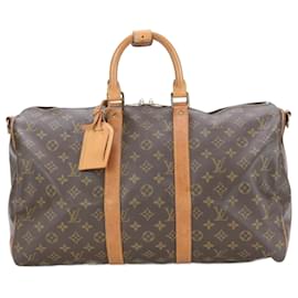 Louis Vuitton-Louis Vuitton Monogram Keepall 45 Boston Bag-Brown