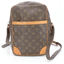 Louis Vuitton-Louis Vuitton Monogram Danube MM Leather Shoulder Bag-Brown
