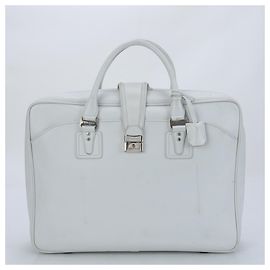 Bulgari Sac Boston en cuir Bvlgari Blanc