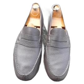 JM Weston-moccasin jm weston grain leather 7D 41.5-Brown