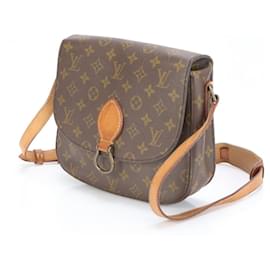 Louis Vuitton-Louis Vuitton Monogram Saint-Clair Leather Shoulder Bag-Brown