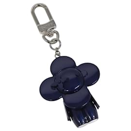 Louis Vuitton-LOUIS VUITTON Bijoux Sac Vivienne Charm metal Navy M00483 LV Auth 114422-Navy blue