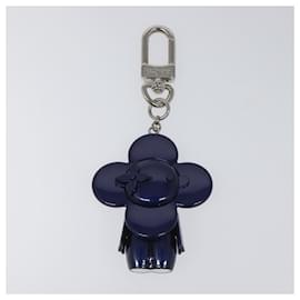 Louis Vuitton-LOUIS VUITTON Bijoux Sac Vivienne Charm metal Navy M00483 LV Auth 114422-Navy blue