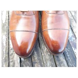 Autre Marque-Richelieu Crockett and Jones 10 E 44 new-Light brown