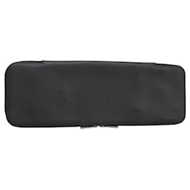 Louis Vuitton-LOUIS VUITTON Taiga Necktie Case Etui5 Cravat Black M30302 LV Auth 114306-Black