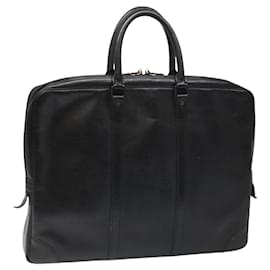 Louis Vuitton-LOUIS VUITTON Epi Porte Documents Voyage Business Bag Black M54472 Auth bs21839-Black