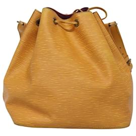 Louis Vuitton-LOUIS VUITTON Epi Petit Noe Shoulder Bag Yellow M44109 LV Auth 112991-Yellow