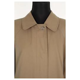 Burberry-Cotton trench coat-Brown