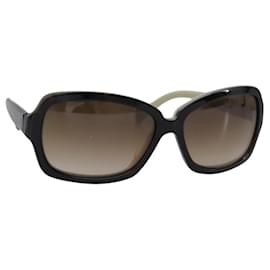 Chanel-CHANEL Sunglasses plastic Brown CC Auth am7632-Brown