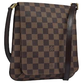 Louis Vuitton-LOUIS VUITTON Damier Ebene Musette Salsa Long Shoulder Bag N51300 Auth 110316-Other