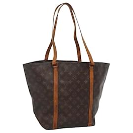 Louis Vuitton-LOUIS VUITTON Monogram Sac Shopping Tote Bag M51108 LV Auth 113640-Monogram