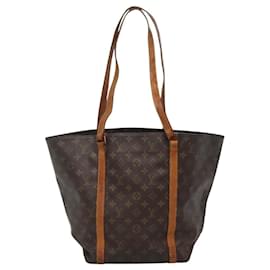 Louis Vuitton-LOUIS VUITTON Monogram Sac Shopping Tote Bag M51108 LV Auth 113640-Monogram