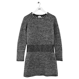 Chanel-Silk dress-Grey