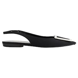 Saint Laurent-Black ballerinas-Black