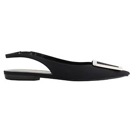 Saint Laurent Schwarze Ballerinas Schwarz
