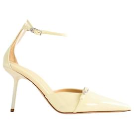 Autre Marque-Patented leather heels-White