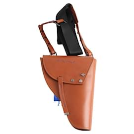 Autre Marque-Leather bag-Camel