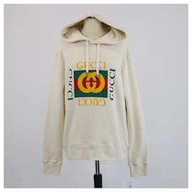 Gucci-GUCCI Jackets T.International M Cotton-Cream